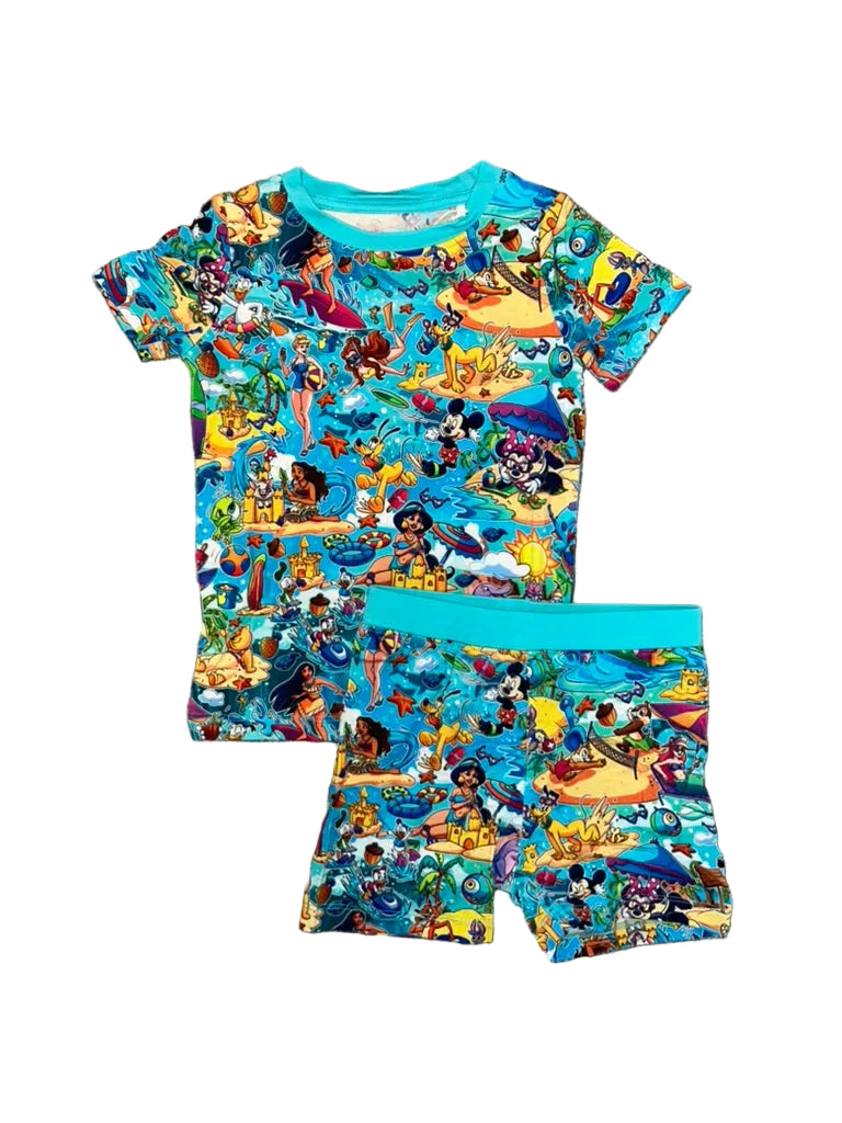 Beach Days Shorts Set