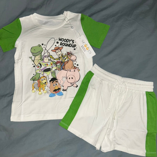 Lime Daywear Shorts Set