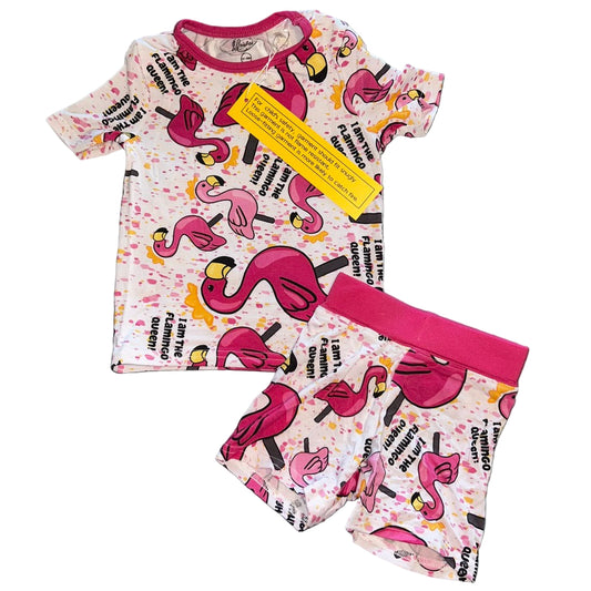 Flamingo Queen Shorts Set