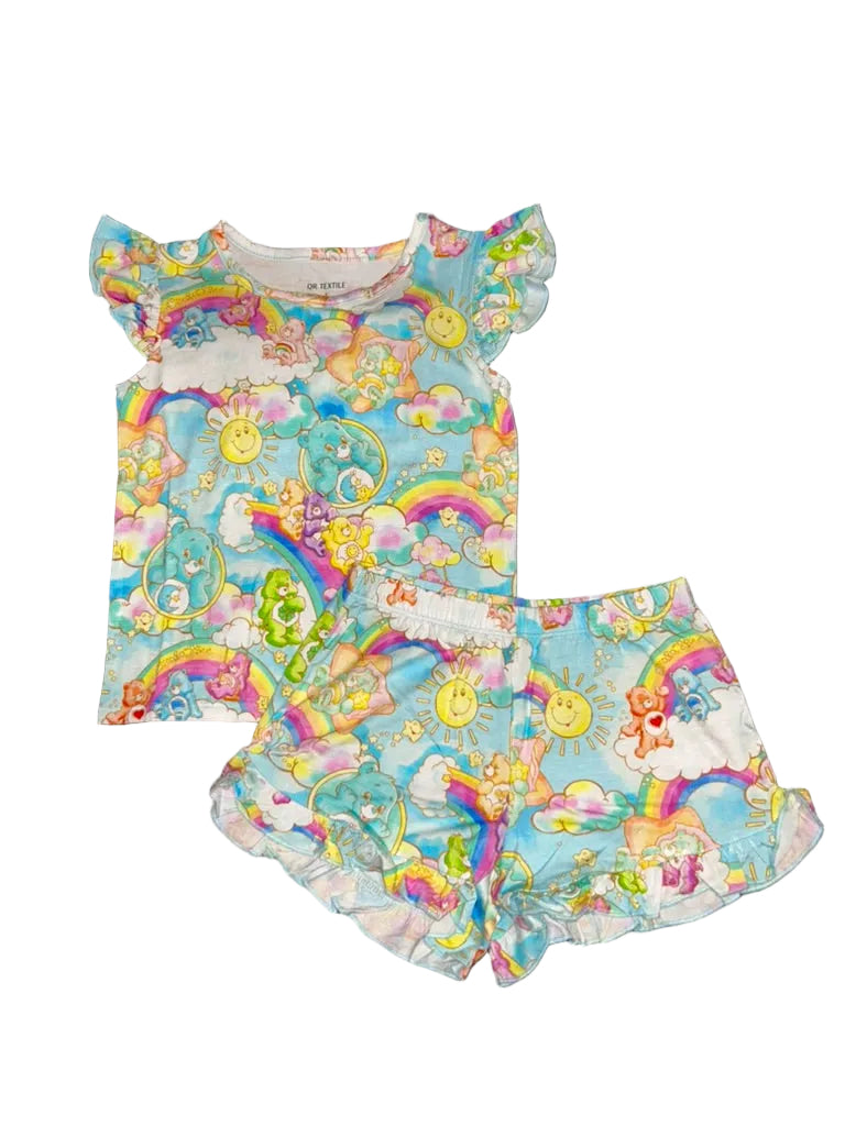 Big Wish Flutter Sleeve and Shorts Set