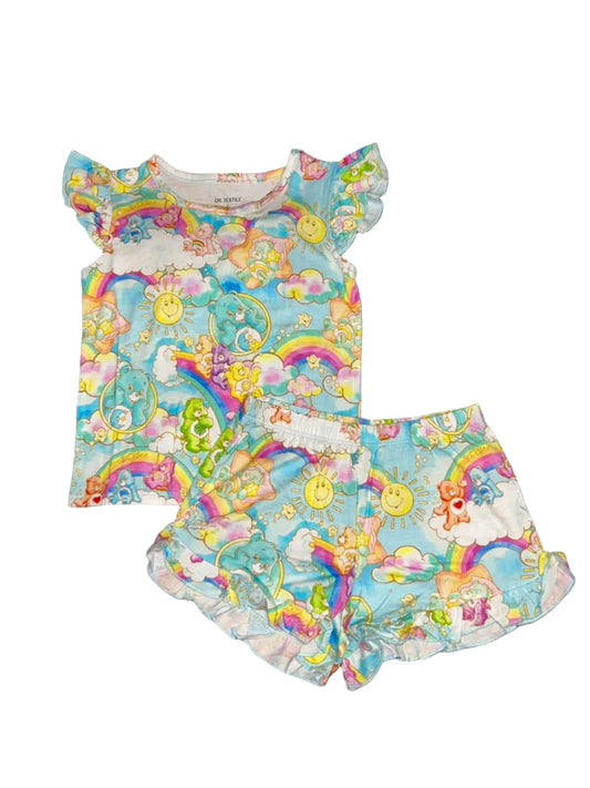 Big Wish Flutter Sleeve and Shorts Set