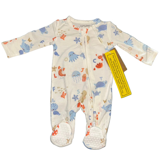 Coastal ABCs Footie