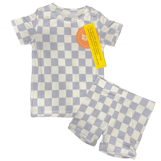 Cloudy Checkers Shorts Set
