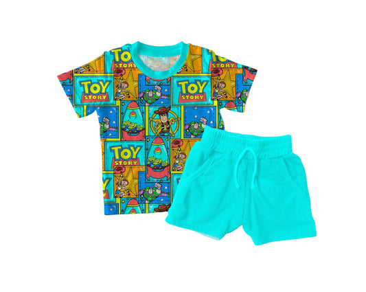 Patchwork Toys Daywear Shorts Set