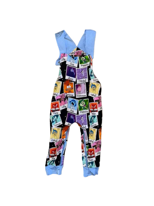 Emotions Zipper Overalls