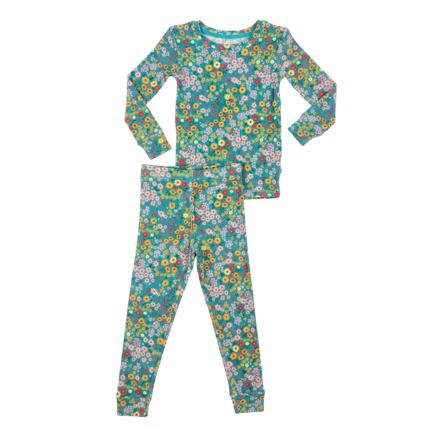 Summer Meadow Ribbed Long Sleeve Set