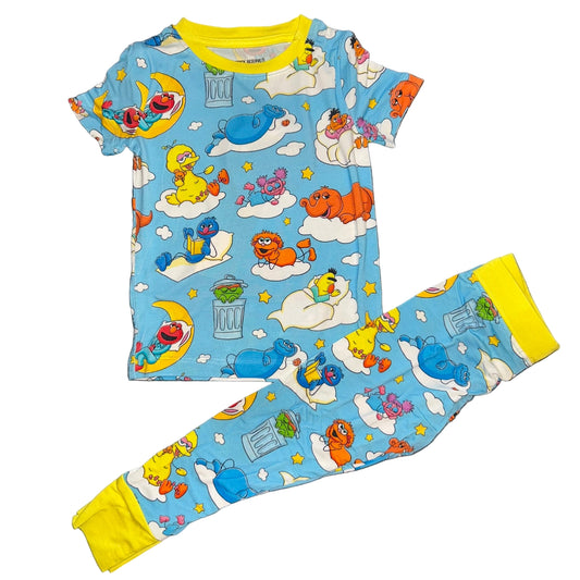 Snoozy Street Short Sleeve Set