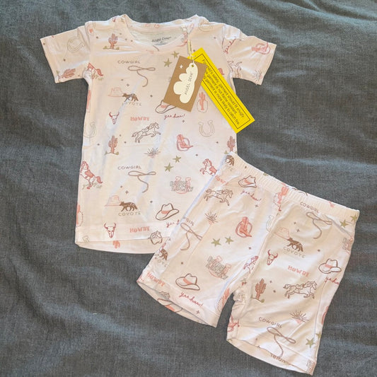 Wild West Pink Shorts Set