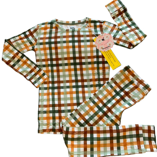 Autumn Plaid Long Sleeve Set
