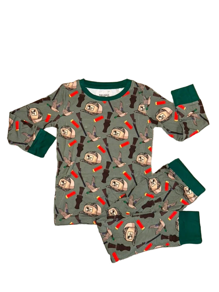 Ducks and Shells Long Sleeve Set