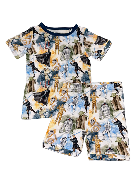 Galaxy Far Away Shorts Set