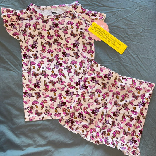 Fairy Friends Flutter Sleeve and Shorts Set