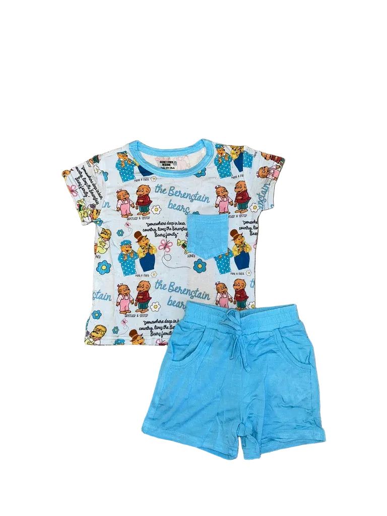 Bear Family Daywear Shorts Set