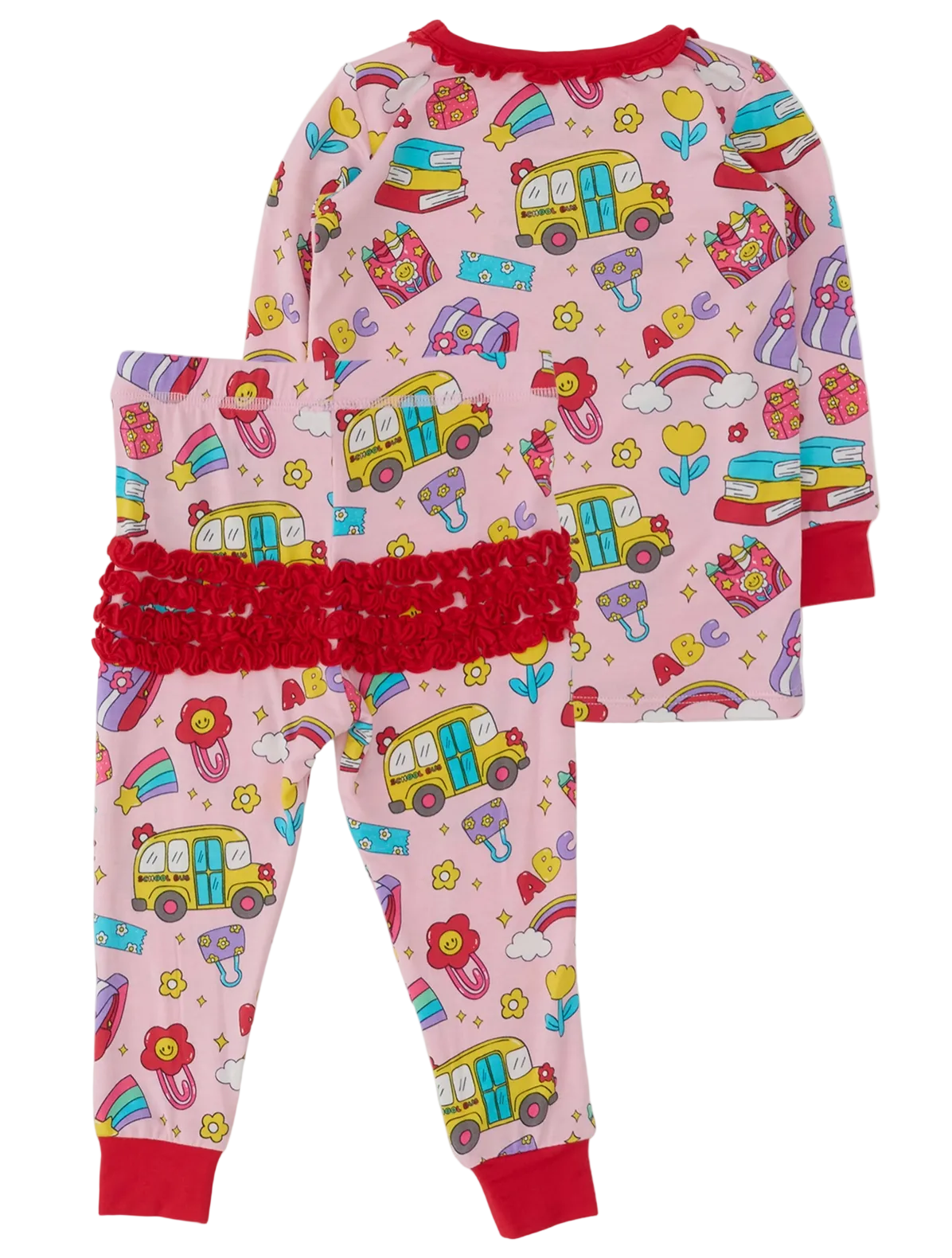Classroom Cutie Ruffled Long Sleeve Set