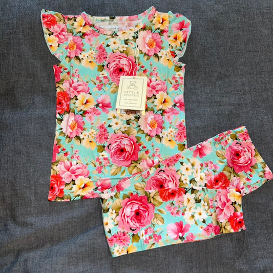 Precious Petals Flutter Sleeve and Pants Set