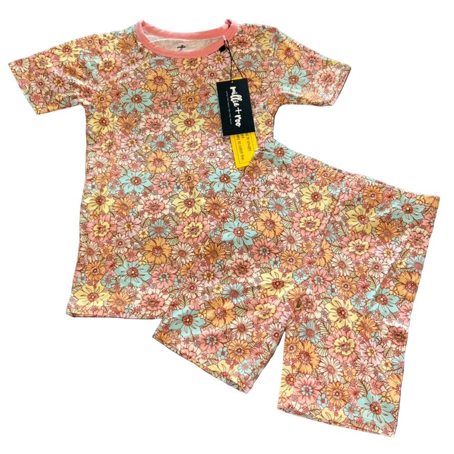 Spring Floral Shorts Set