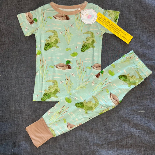 Ducks and Gators Short Sleeve Set