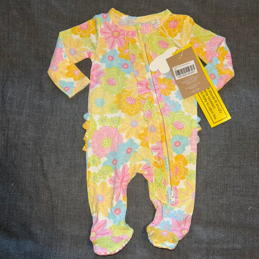 Sunny Dahlias Footie