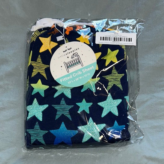 Shades of Stars Crib Sheet