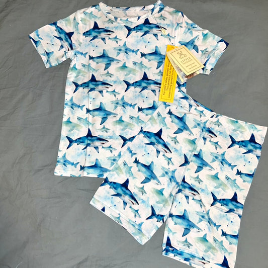 Shark Attack Shorts Set
