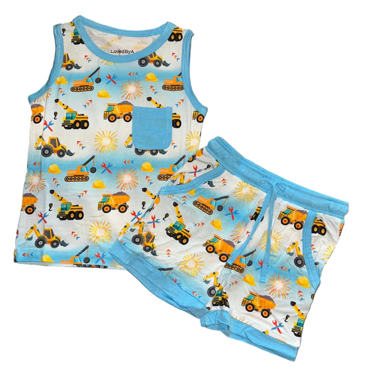 Day Crew (Blue) Daywear Shorts Set