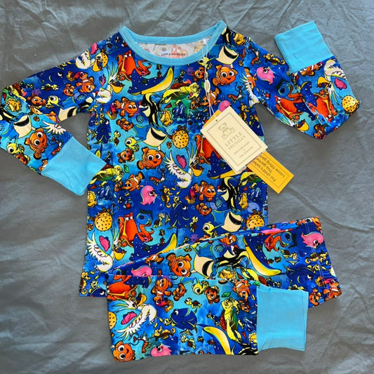 Keep Swimming Long Sleeve Set