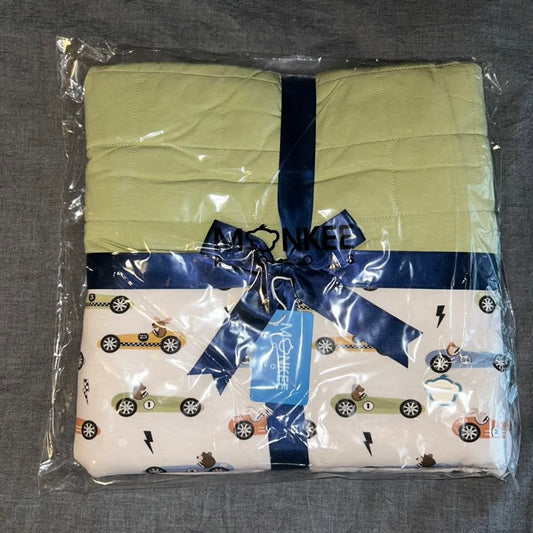 Animal Race Quilted Toddler Blanket