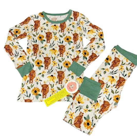 Deja Moo Long Sleeve Set