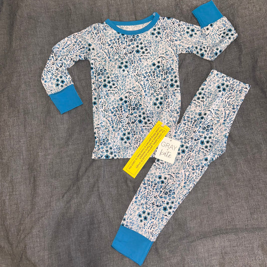 Blue Floral Long Sleeve Set