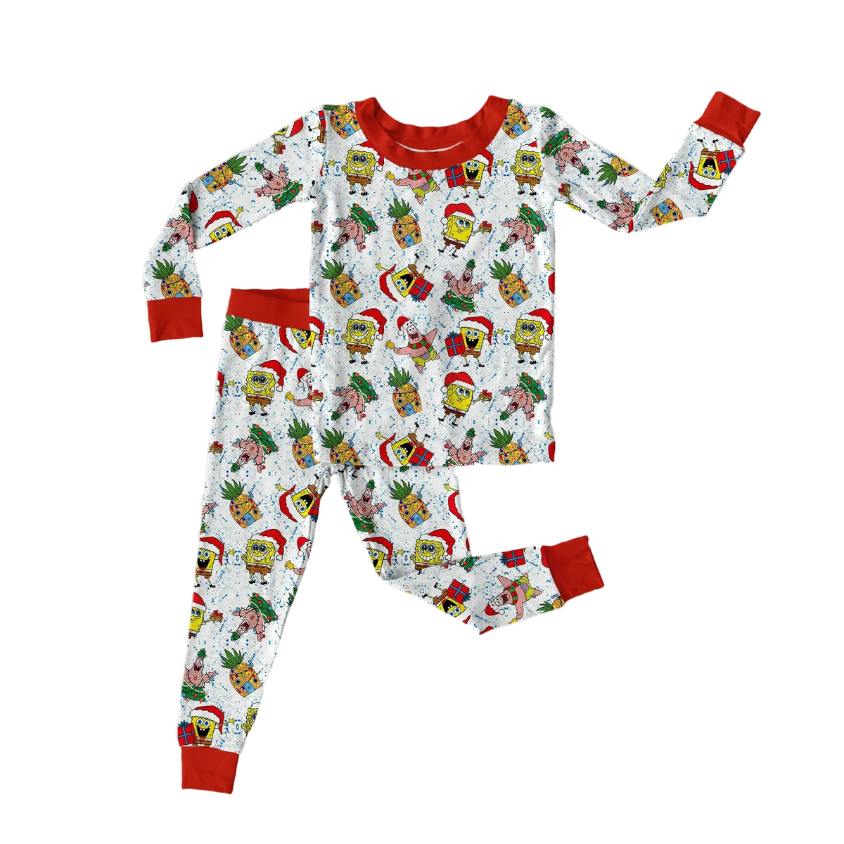 Christmas in Bikini Bottom Long Sleeve Set