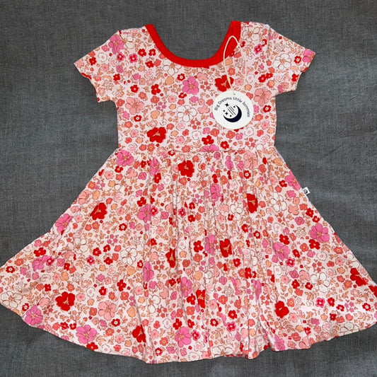 Florever Your Baby Short Sleeve Twirl Dress