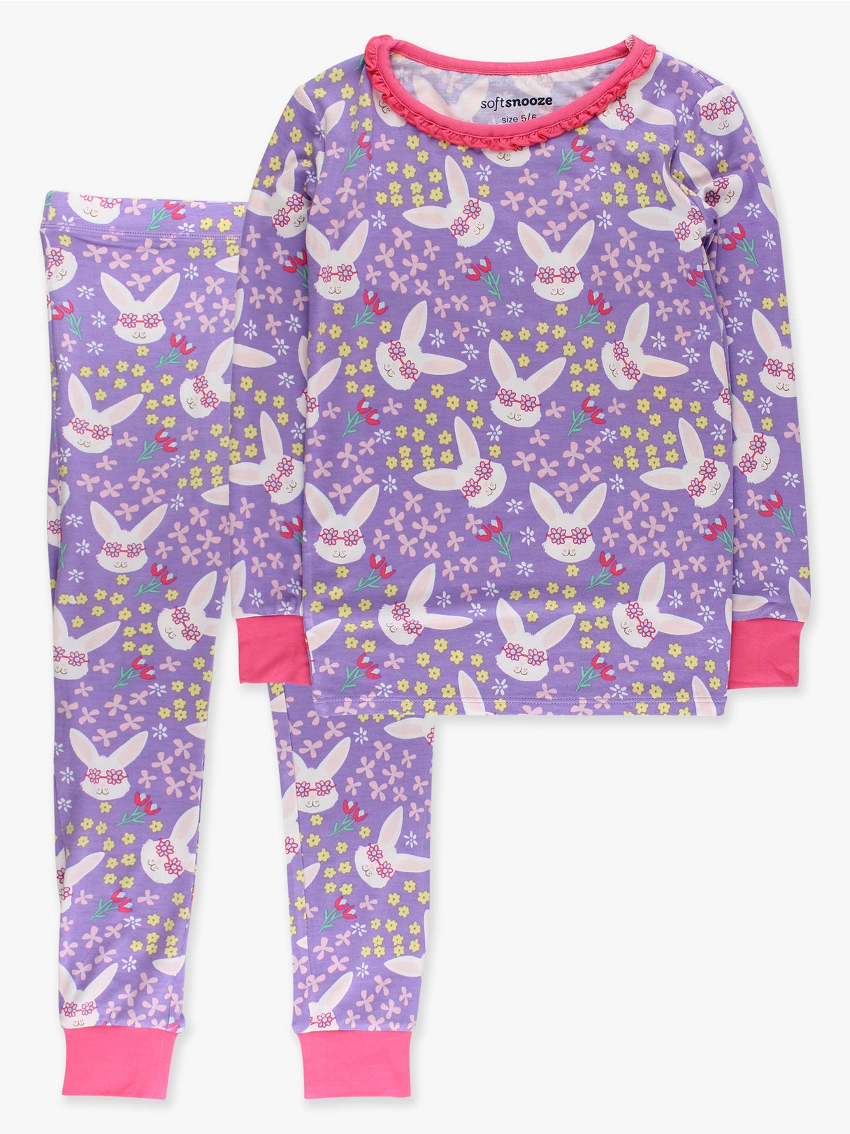 Purple Sunny Bunnies Long Sleeve Set