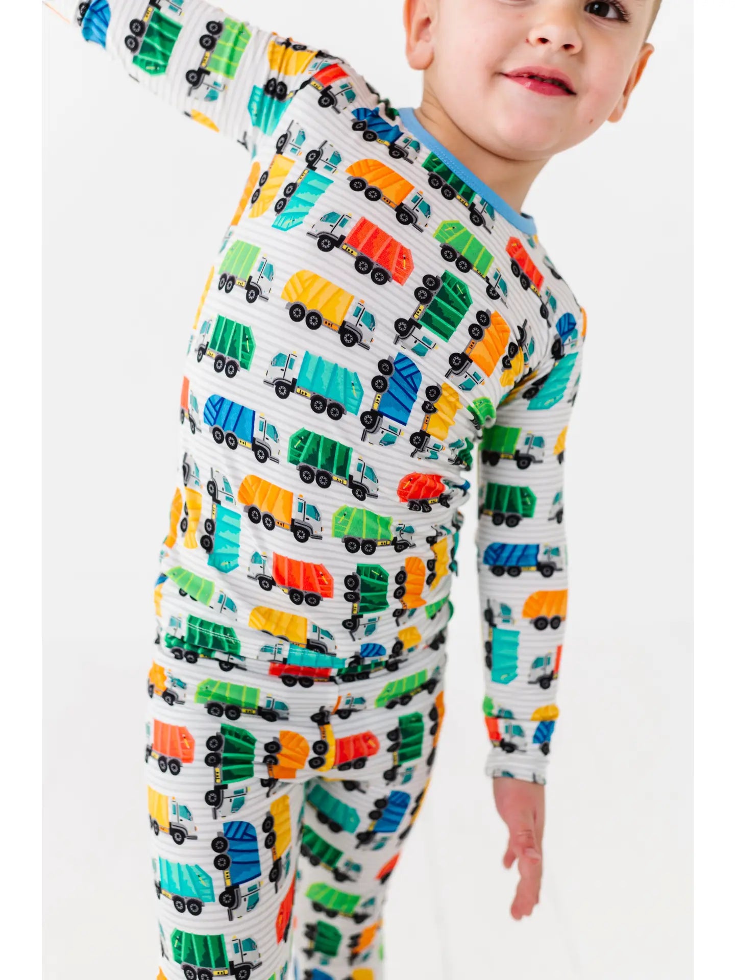 Trash Trucks Long Sleeve Set