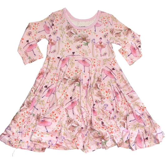Ballerina Long Sleeve Twirl Dress