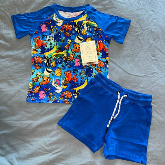 Keep Swimming Daywear Shorts Set