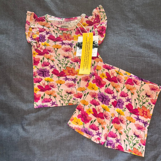 Wildflowers Shorts Set