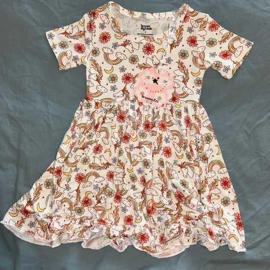 Enchanted Dreams Short Sleeve Twirl Dress