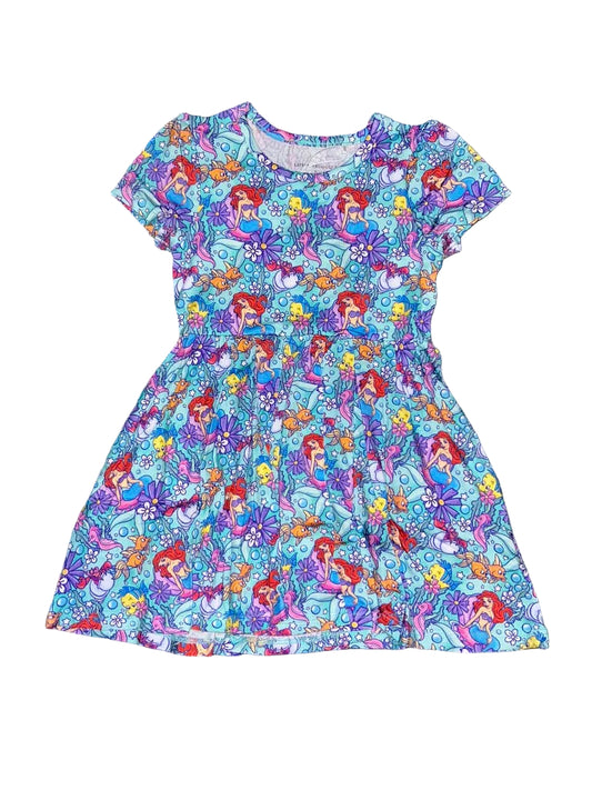 Part of Your World Short Sleeve Twirl Dress