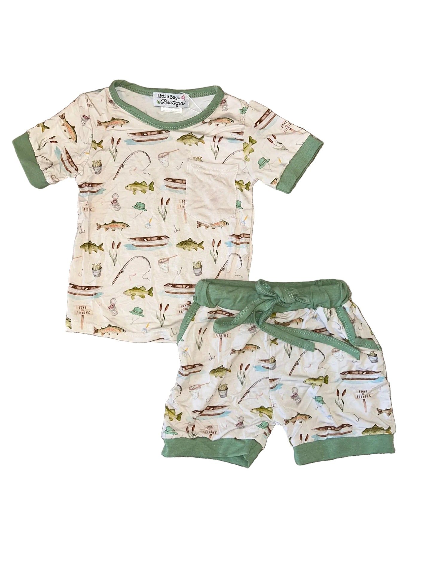 Gone Fishing Daywear Shorts Set