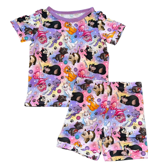 Purrfect Cats Shorts Set