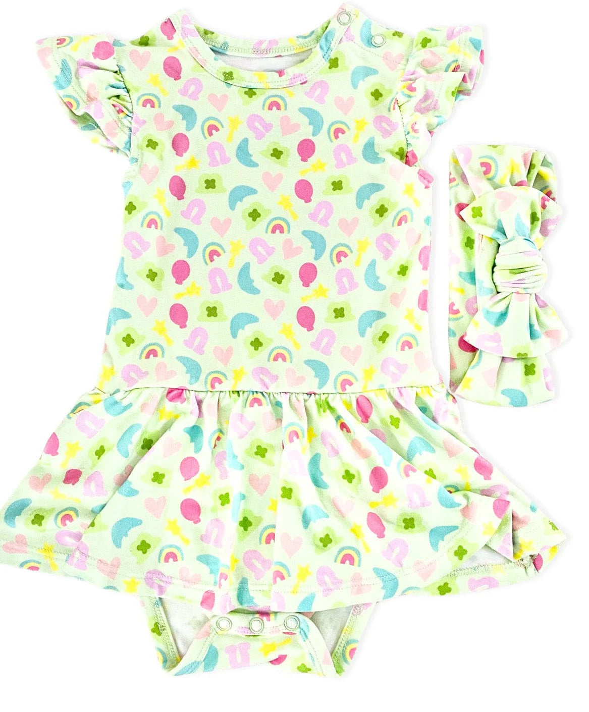 Lucky Charms Bodysuit Twirl Dress