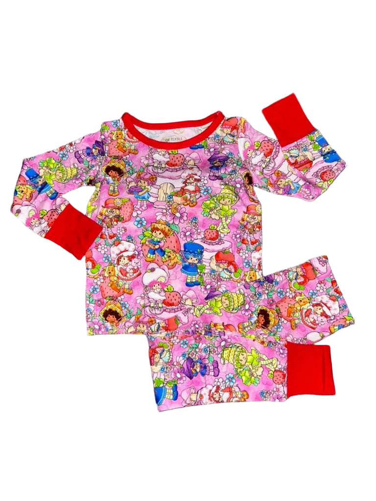 Strawberry Friends Long Sleeve Set