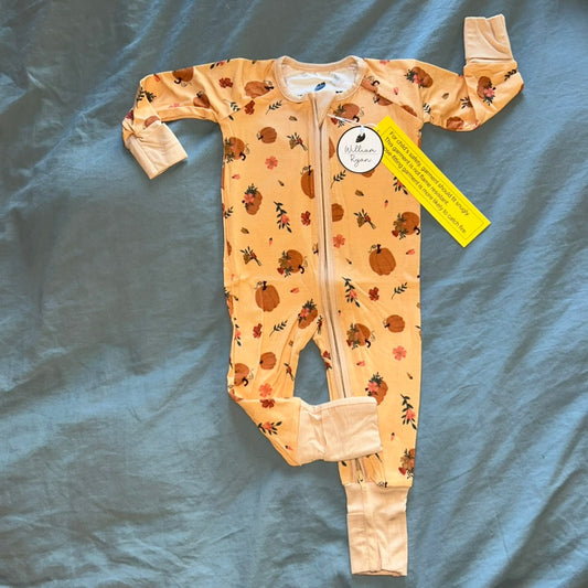 Floral Pumpkins Convertible Zippy