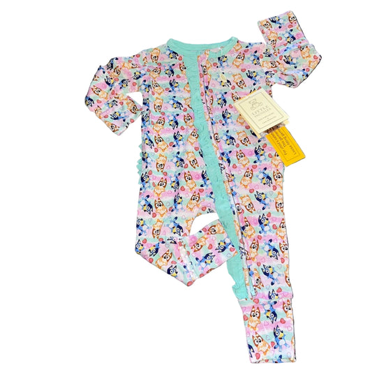 True Blue Ruffled Convertible Zippy