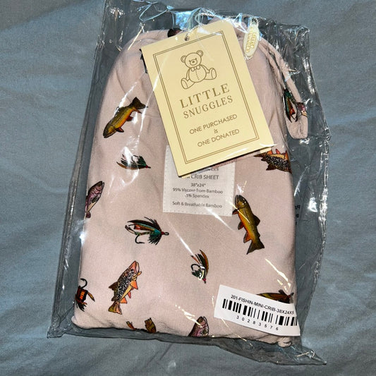 Fly Fishin' Crib Sheet