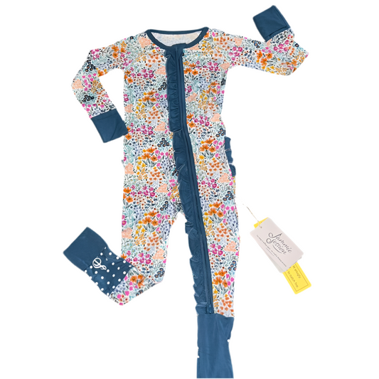 Whispering Wildflower Ruffled Convertible Zippy