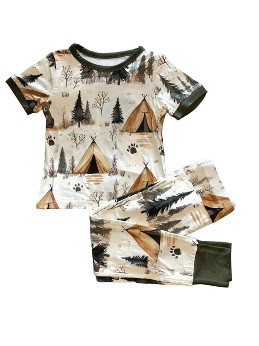 Bear Creek Camp Short Sleeve Set