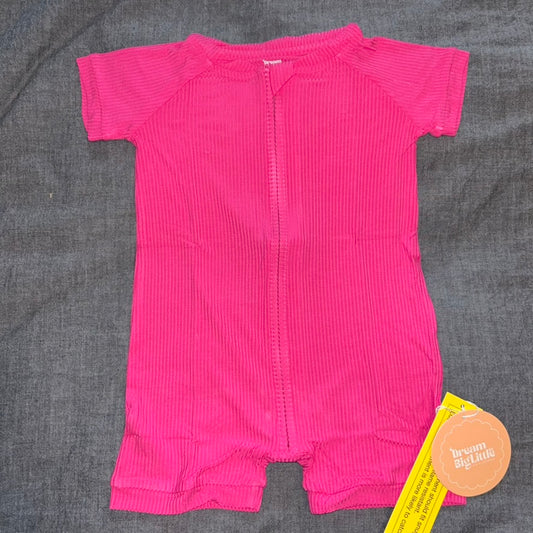 Hot Pink Ribbed Shorty