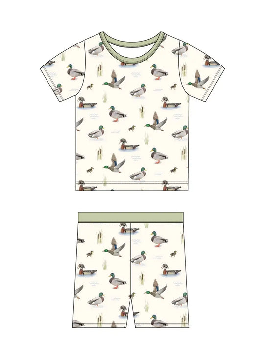 Mallard Family Shorts Set