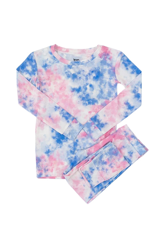 Cotton Candy Tie Dye Long Sleeve Set